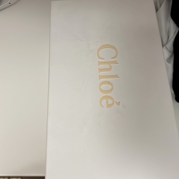 Chloe Women’s woody logo sandal slides white like LNWT - Picture 6 of 7